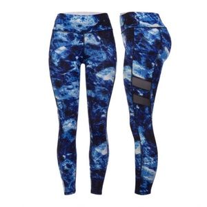NWT Yoga Pants with Mesh Detail